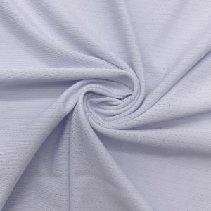 Polyester and spandex jacquard knitted mesh fabric for sports shirt