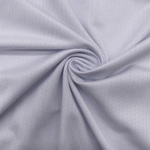 87.8% Polyester and 12.2% spandex jacquard mesh fabric for sports shirt