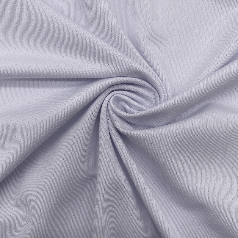87.8% Polyester and 12.2% spandex jacquard mesh fabric for sports shirt 1 87.8% Polyester and 12.2% spandex jacquard mesh fabric for sports shirt