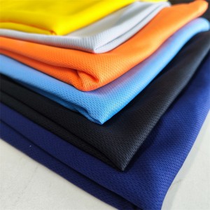 Polyester interlock quick dry bird eye mesh fabric for sport tops 3 Polyester interlock quick dry bird eye mesh fabric for sport tops