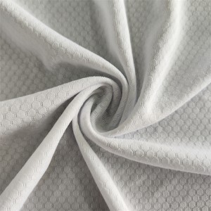 Polyester lightweight breathable football mesh fabric for activewear