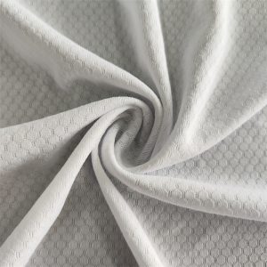 Polyester lightweight breathable football mesh fabric for activewear