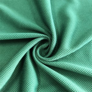 100% Polyester interlock pique knitted fabric for basketball football suits