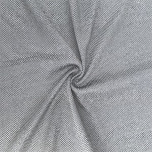 91% Cationic dye polyester 9% Spandex melange space dyed stretch jacquard fabric