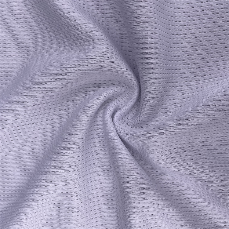 Polyester RPET recycled pin dot hole mesh fabric for sports shirts 1 Polyester RPET recycled pin dot hole mesh fabric for sports shirts
