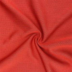 100% Polyester Melange Heather Birdseye Mesh Fabric 2 100% Polyester Melange Heather Birdseye Mesh Fabric