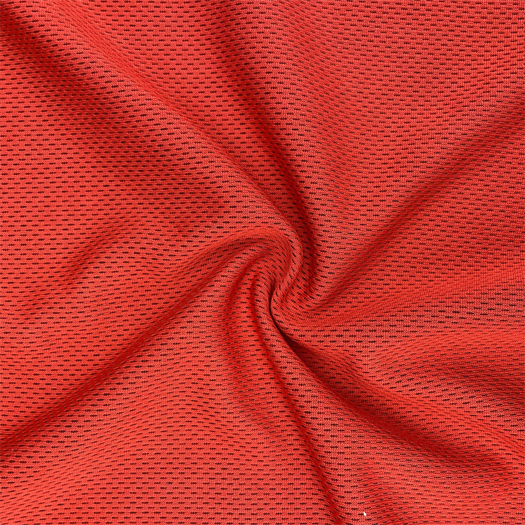 100% Polyester Melange Heather Birdseye Mesh Fabric 1 100% Polyester Melange Heather Birdseye Mesh Fabric