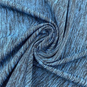 Heather Jersey knit mélange stretch fabric