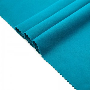 Brushed polyester spandex interlock fabric peach skin 3 Brushed polyester spandex interlock fabric peach skin