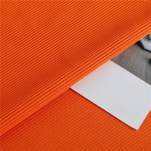 Polyester spandex 2×2 rib knit fabric 3 Polyester spandex 2×2 rib knit fabric