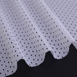 Polyester football eyelet mesh fabric 2 Polyester football eyelet mesh fabric