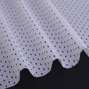 Polyester football eyelet mesh fabric