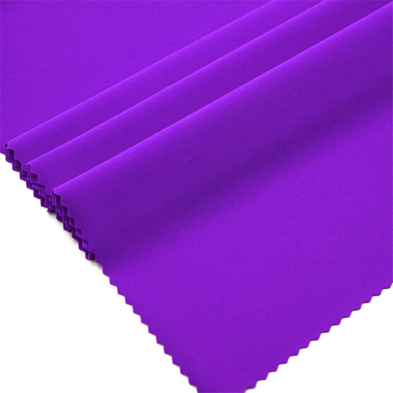 Nylon spandex matte four way stretch tricot fabric