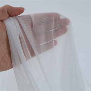 Polyamide spandex stretch lingerie power mesh elastic tulle fabric