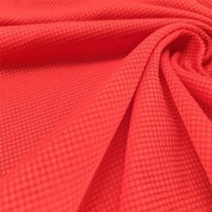 Moisture wicking 100% polyester waffle knit fabric for athletic wear 3 Moisture wicking 100% polyester waffle knit fabric for athletic wear