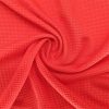 Moisture wicking 100% polyester waffle knit fabric for athletic wear