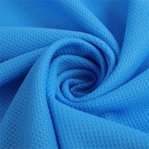 Wholesale athletic moisture wicking polyester mesh fabric for sport tops