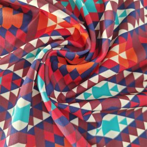 Polyester spandex recycled sustainable printing swimwear fabric